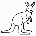 kangaroo_vector